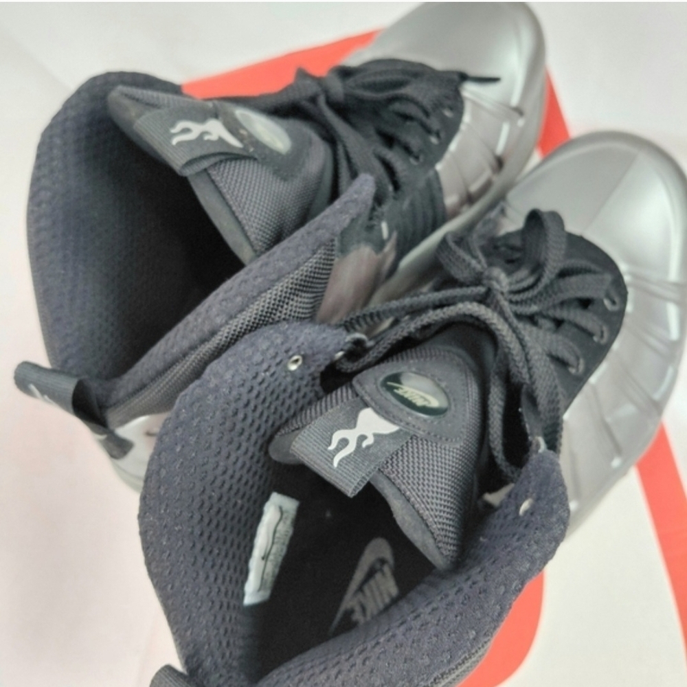 Nike Silver & Black High-Top Sneakers - Picture 2 of 5